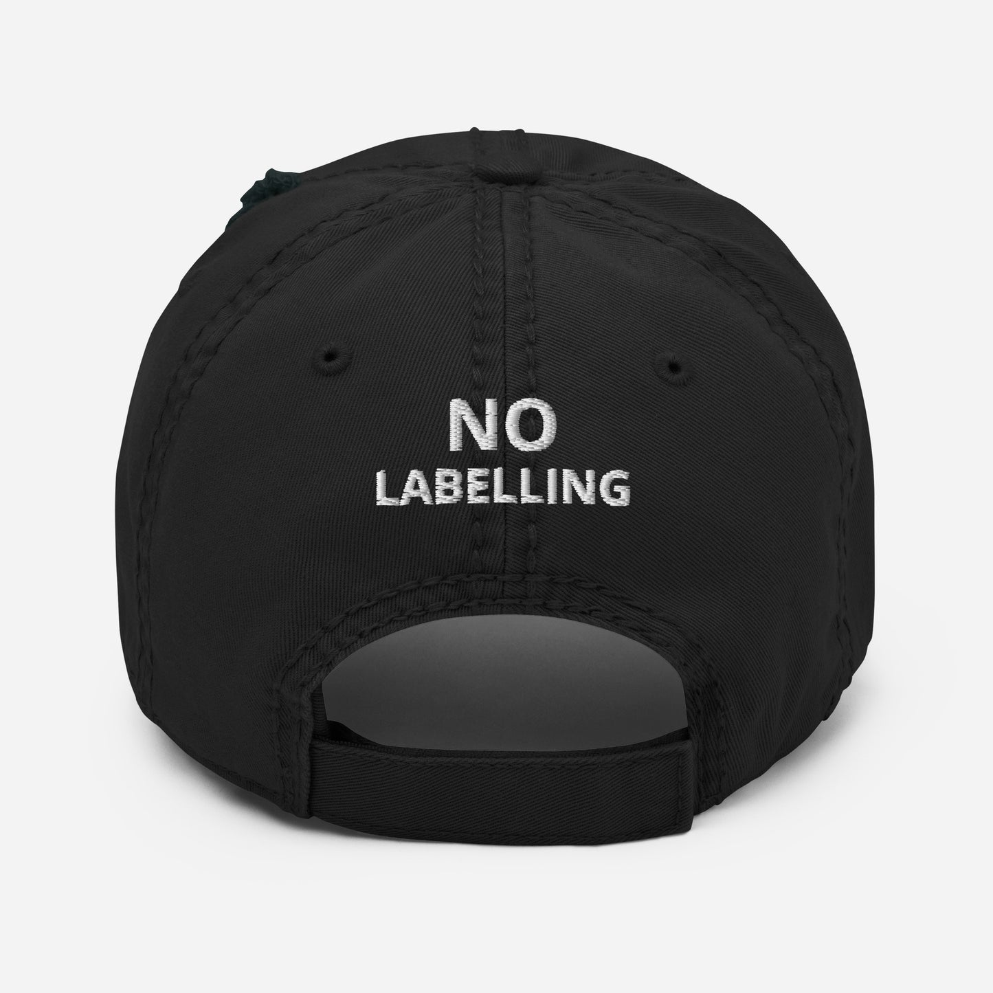 Distressed Dad Hat, Black