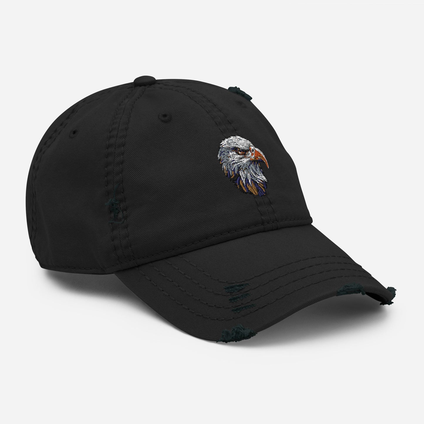 Distressed Dad Hat, Black