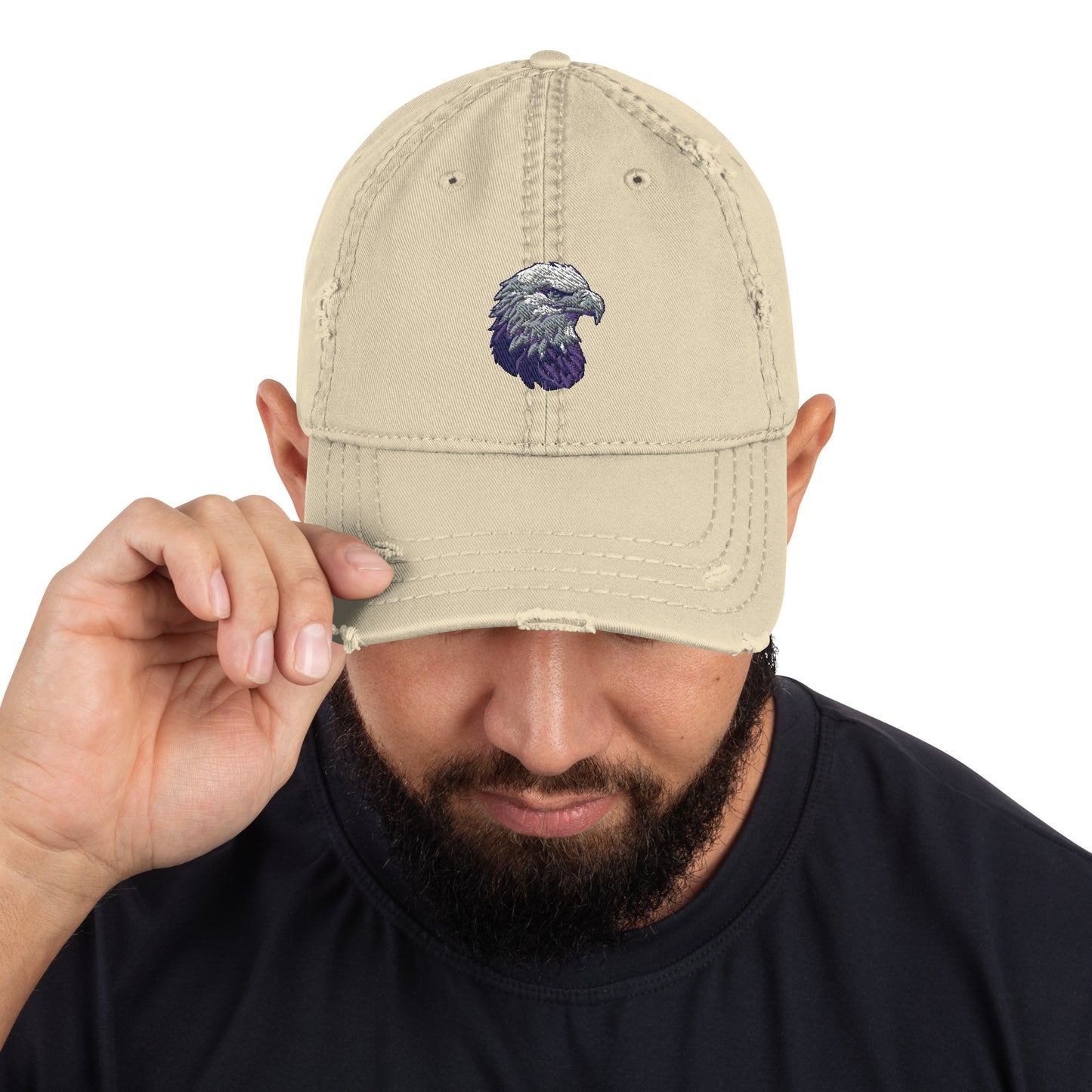 Distressed Dad Hat, Eagle