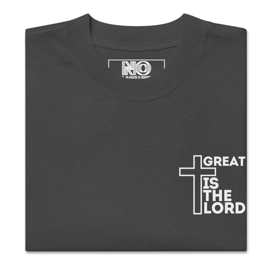 Bible Quote T-Shirt, Oversized faded t-shirt