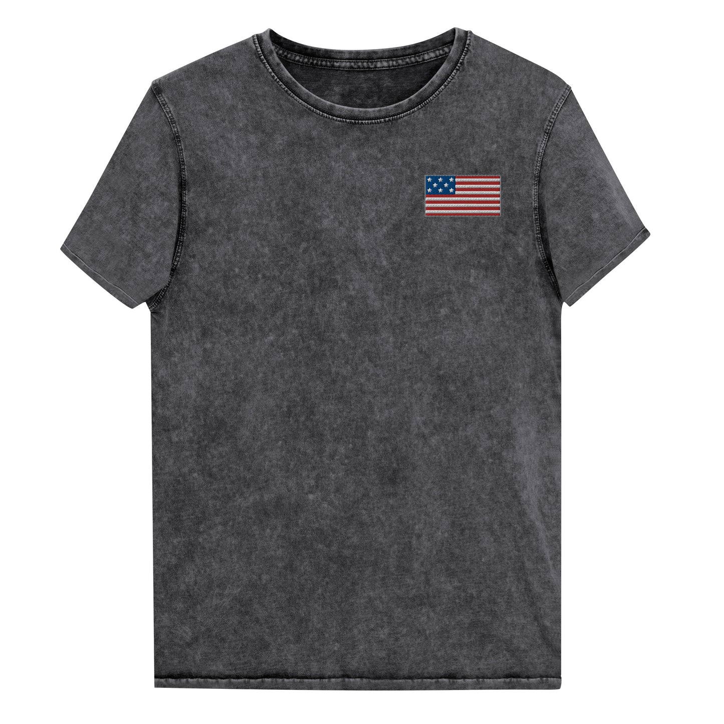 Denim T-Shirt USA Flag