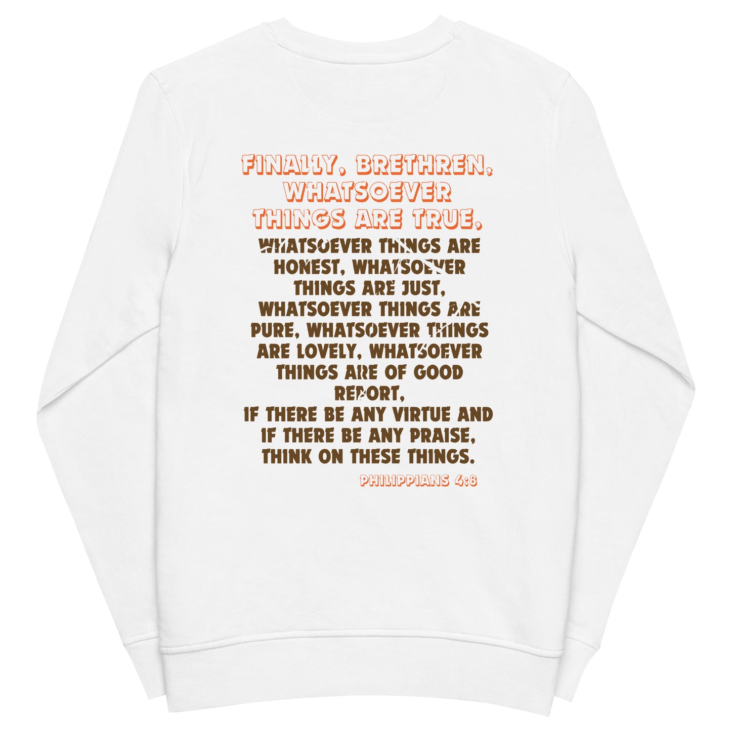 Bible Verse Unisex organic sweatshirt, Subscribe