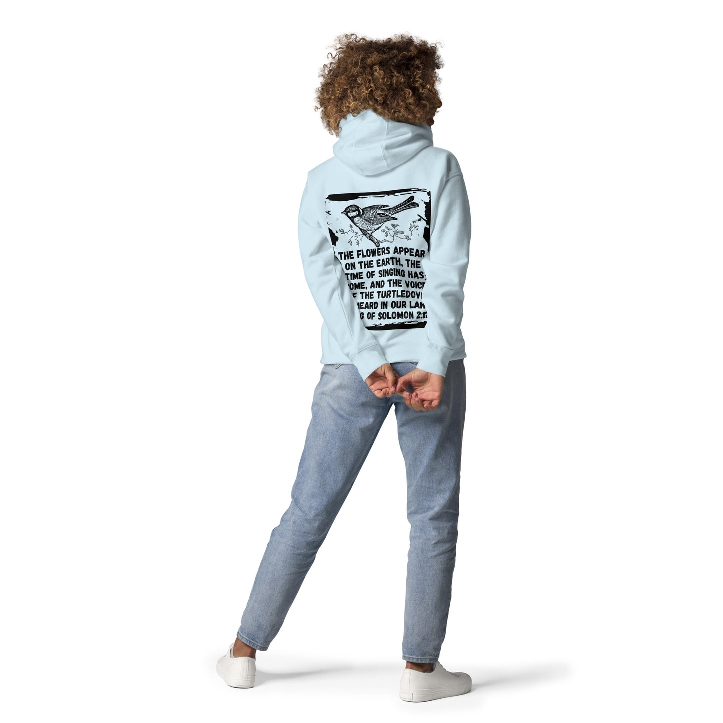 Bible Verse Quote Unisex Hoodie, Song Of Solomon - Choose From Dusty Rose, Grey, Sky Blue, White