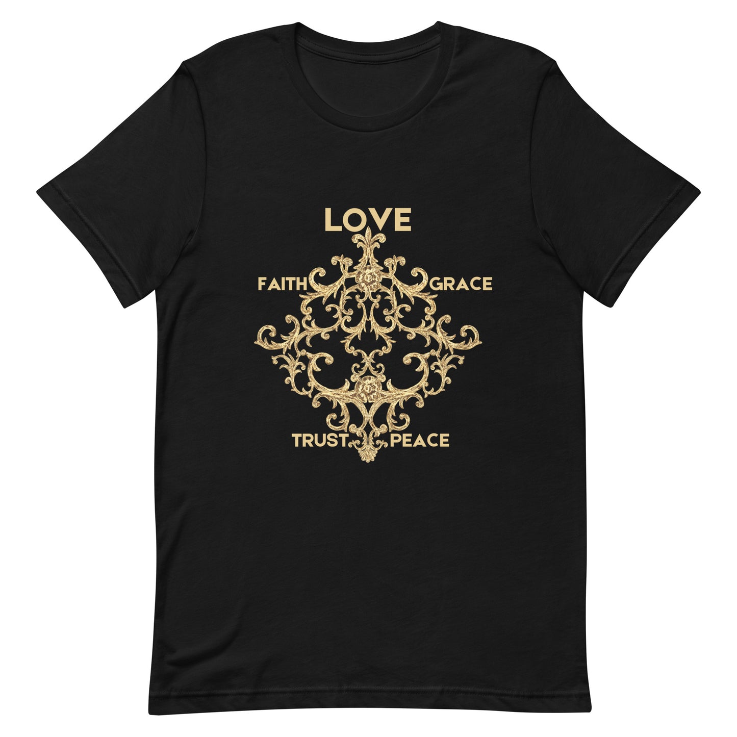 Love and Trust Unisex t-shirt - Choose from White or Black