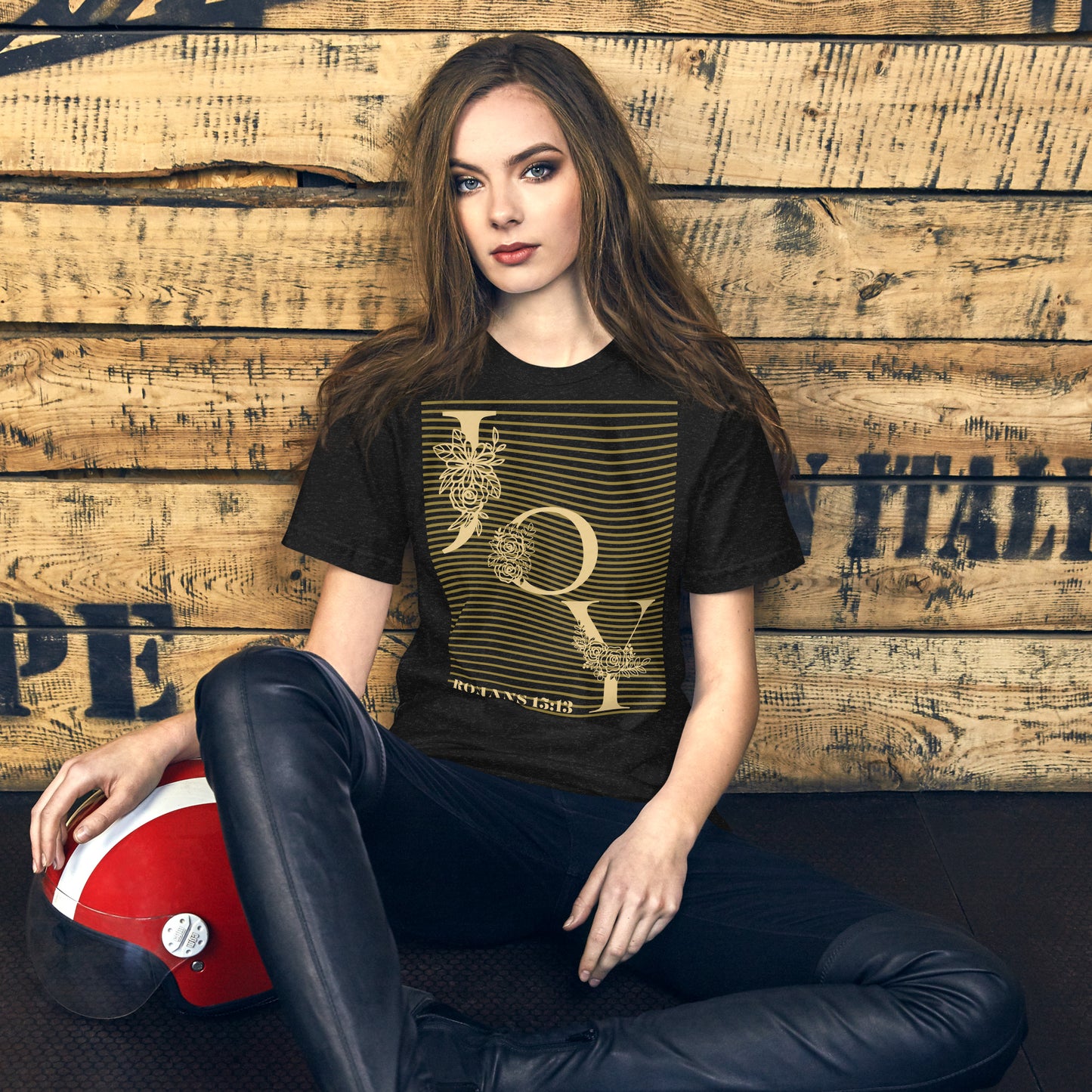 Joy Unisex T-shirt - Available in Black, Heather Dusty Blue, or Heather Black