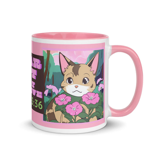 Mug with Color Inside - Fear Not, Only Believe