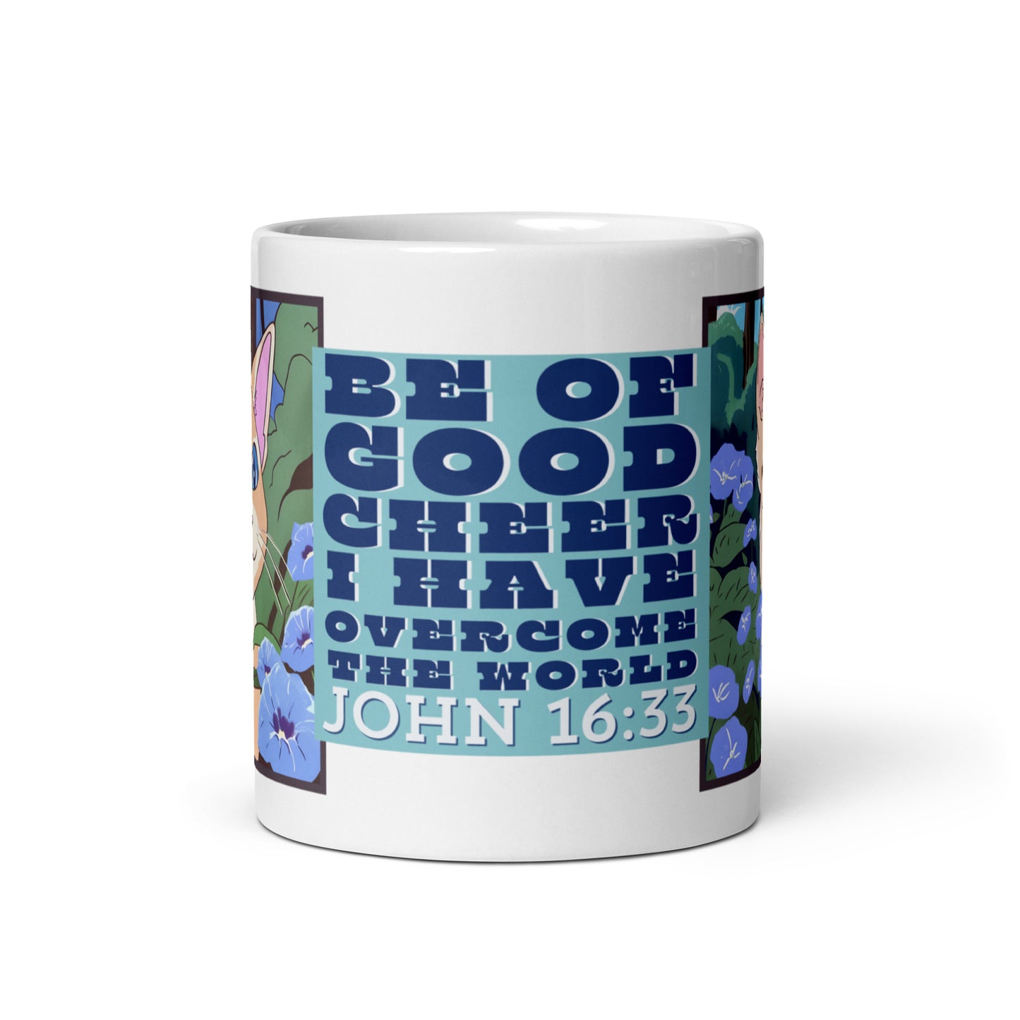 Inspirational Bible Quote Mug - Be of good cheer