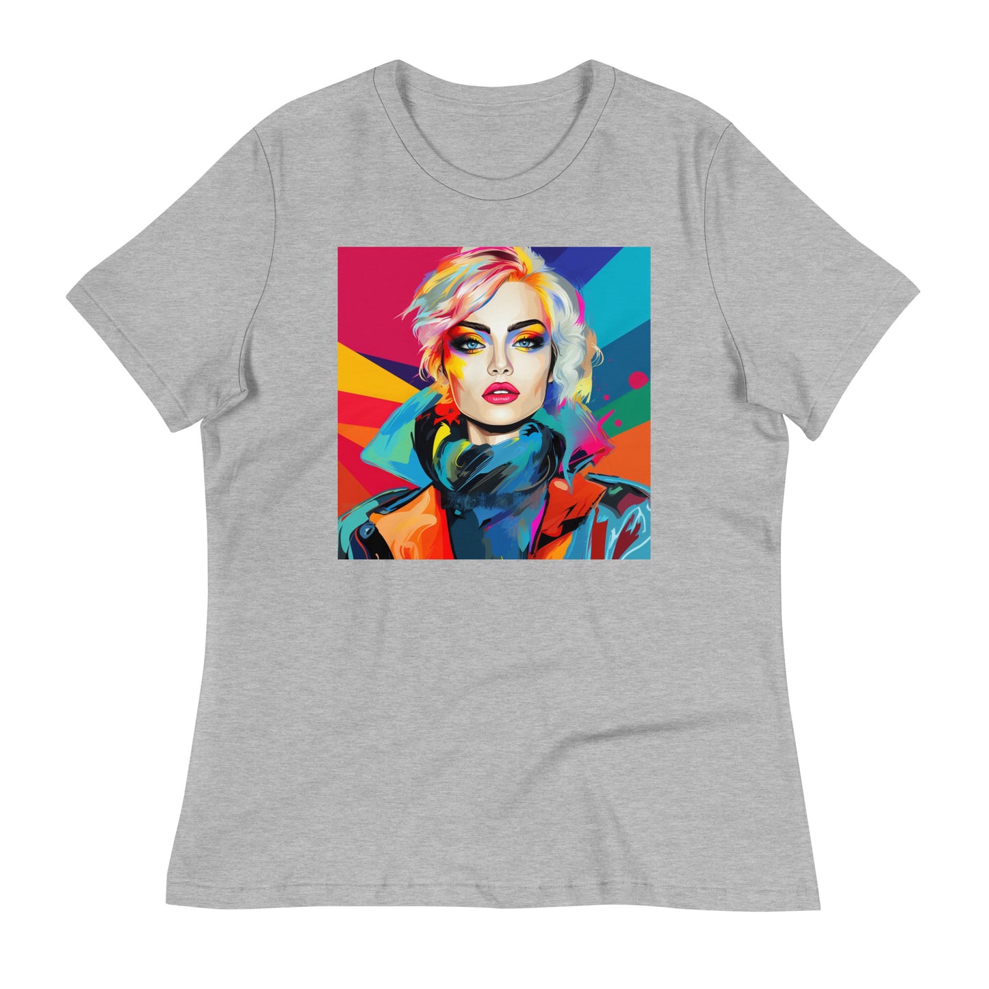 Women's Relaxed T-Shirt Colour Blast Super Model