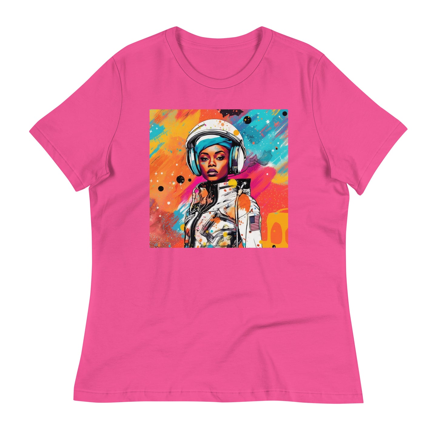 Women's Relaxed T-Shirt Lady Astronaut