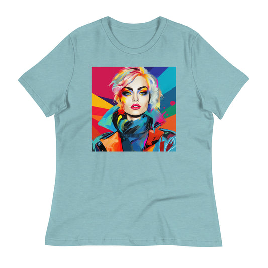 Women's Relaxed T-Shirt Colour Blast Super Model