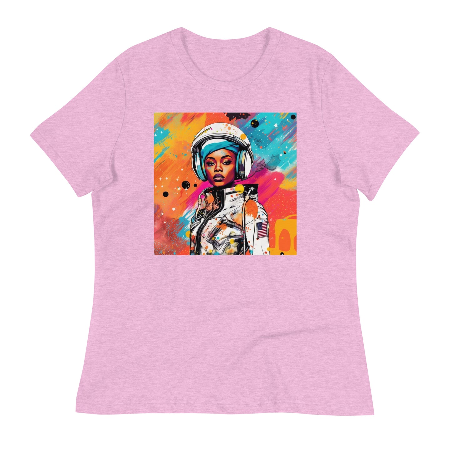 Women's Relaxed T-Shirt Lady Astronaut