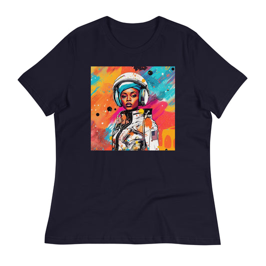 Women's Relaxed T-Shirt Lady Astronaut