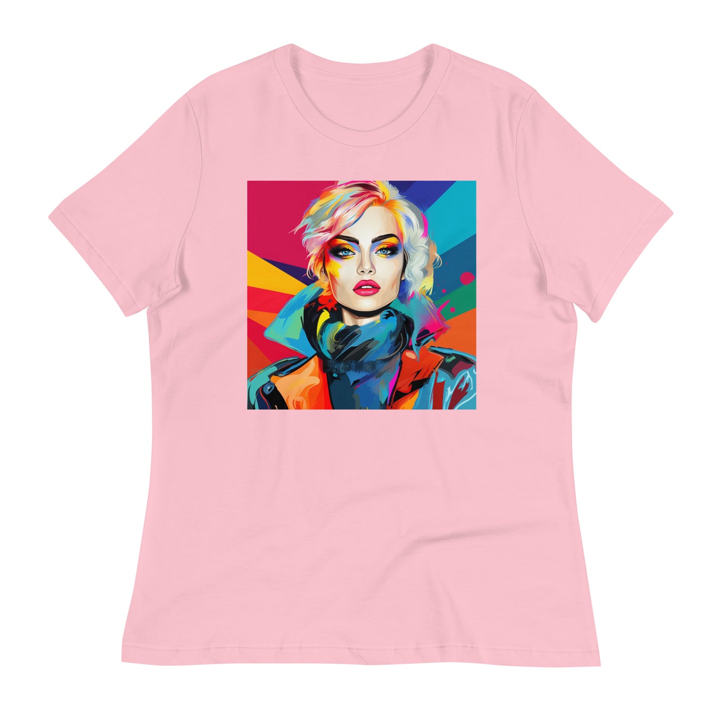 Women's Relaxed T-Shirt Colour Blast Super Model