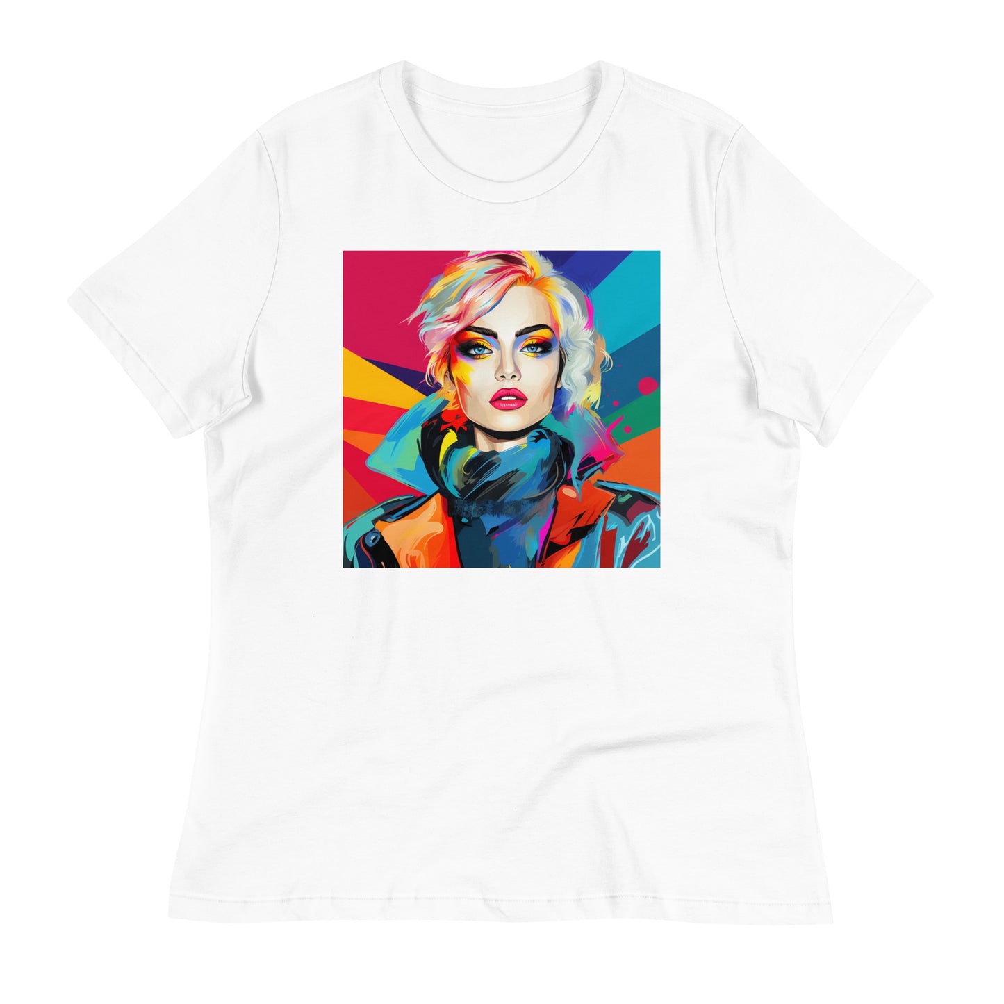 Women's Relaxed T-Shirt Colour Blast Super Model